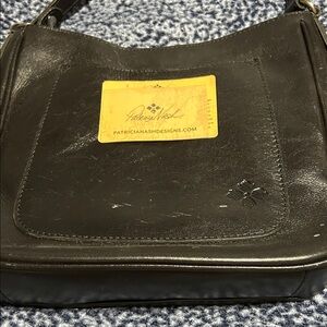 Patricia Nash Dark Leather Crossbody Bag